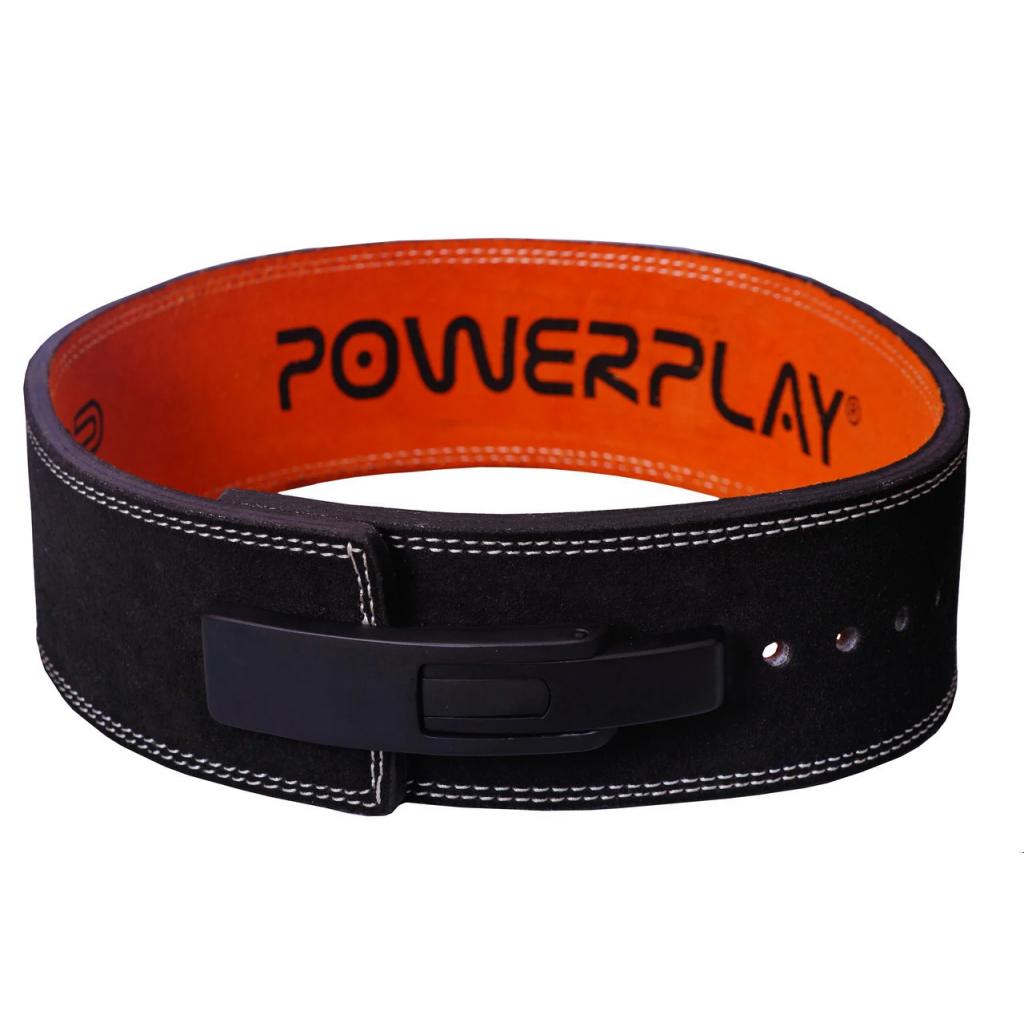 Атлетичний пояс PowerPlay 5175 Black/Orange S (PP_5175_S_Black) зображення 2
