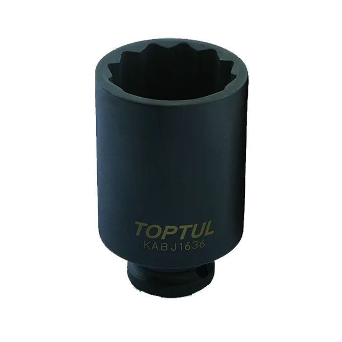 Торцева головка Toptul 12-гранна ударна довга 1/2" 36мм (KABJ1636)