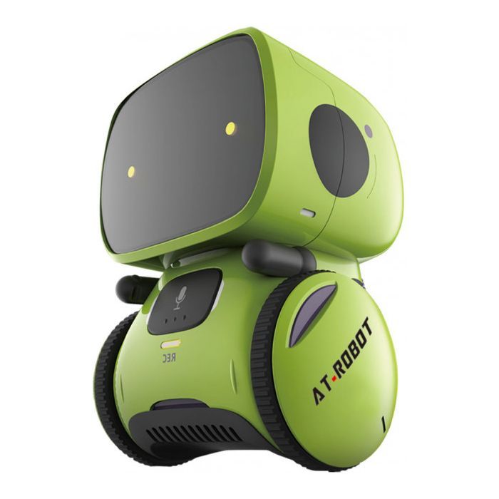 Интерактивная игрушка AT-Robot робот с голосовым управлением зеленый, укр (AT001-02-UKR)