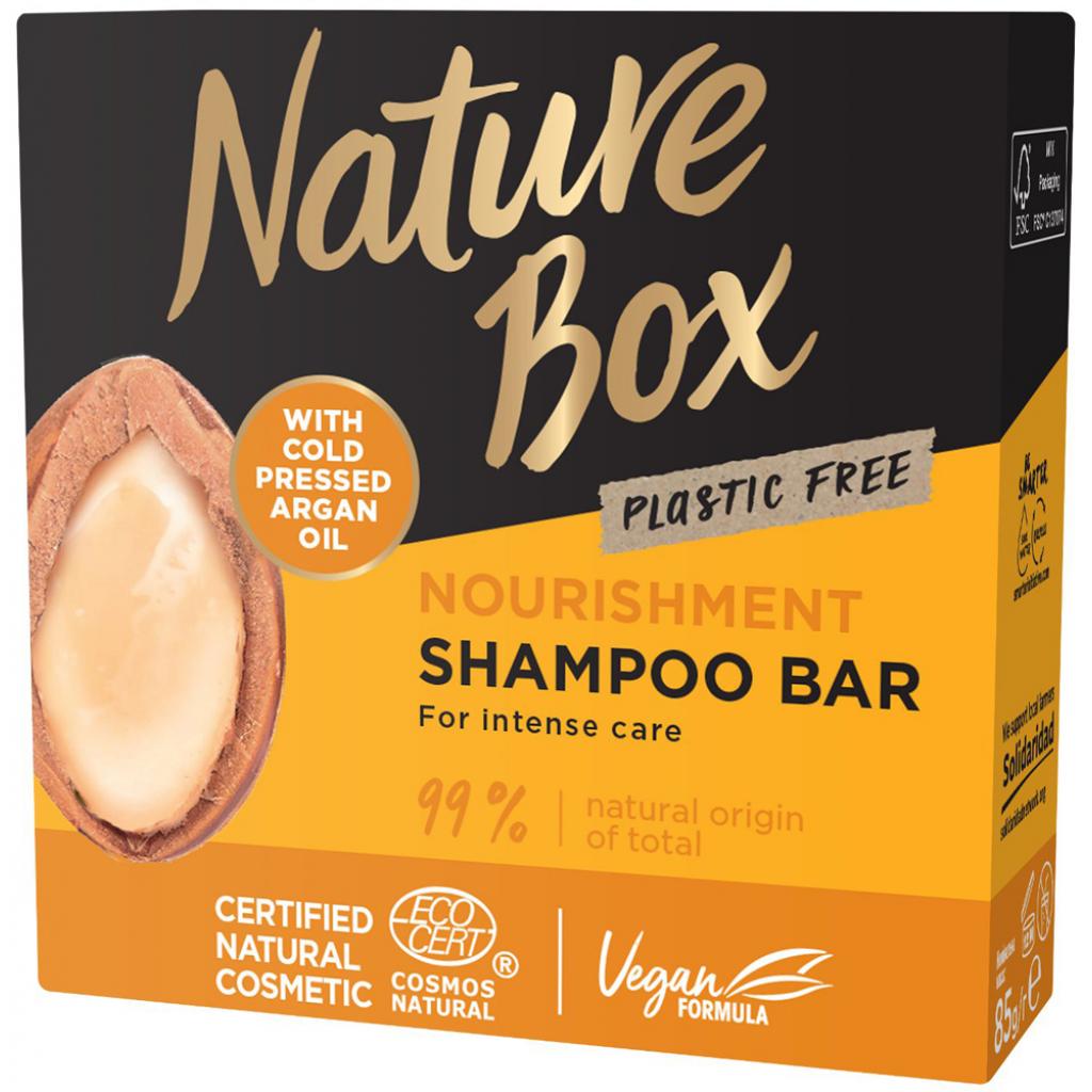 Твердий шампунь Nature Box Для живлення волосся з Аргановою олією 85 г (90443718) зображення 2
