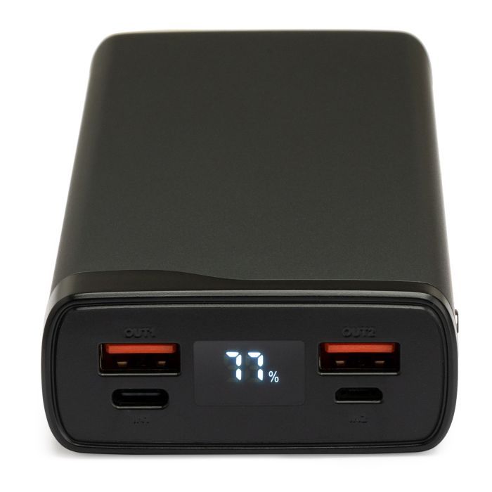 Батарея универсальная Vinga 20000 mAh QC3.0+PD 3 ports LCD metal (VPB2QPALD) изображение 3