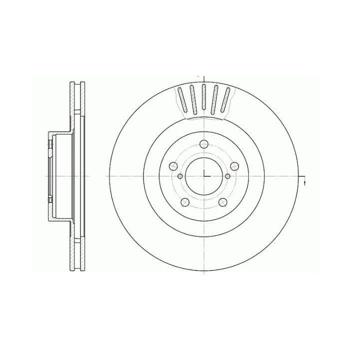 Тормозной диск REMSA 6816.10