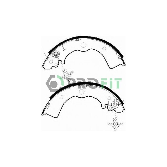 Гальмівні колодки Profit 5001-0412