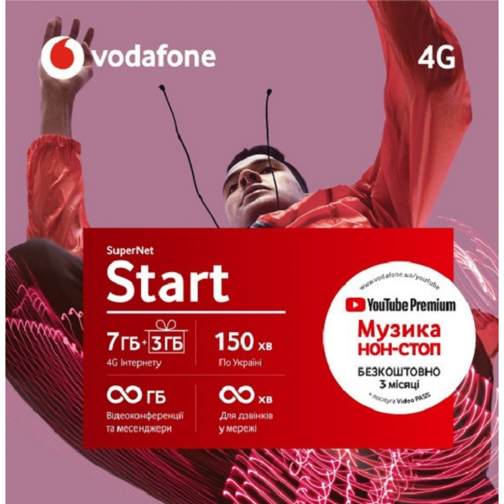 Стартовий пакет Vodafone SuperNet Start+ (MTSIPRP10100070__S/MTSIPRP10100070__S)