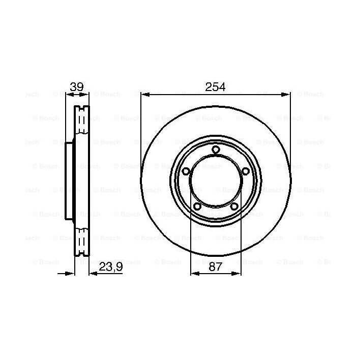 Тормозной диск Bosch 0 986 478 714