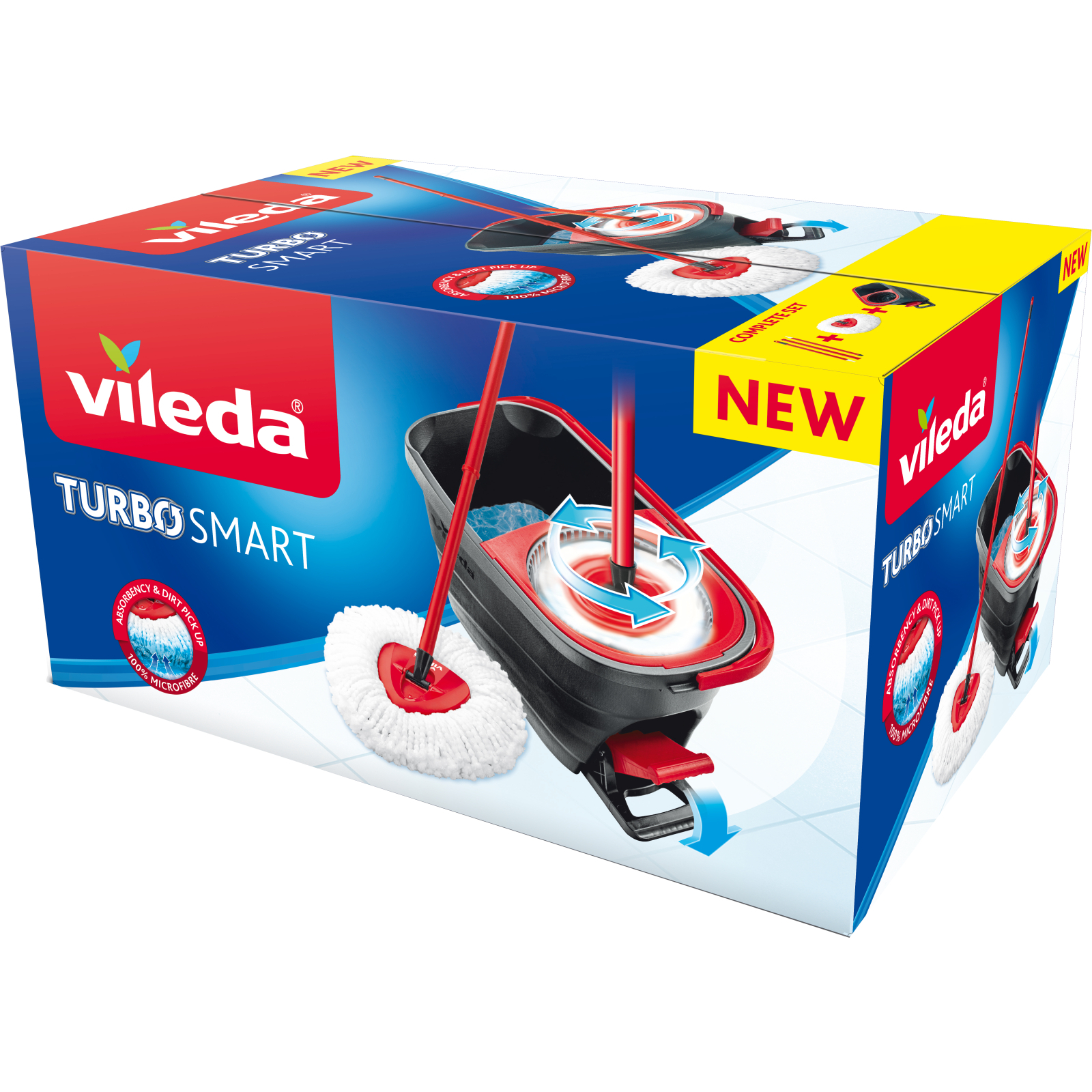 Комплект для прибирання Vileda EasyWring & Clean Turbo Smart (4023103208476) зображення 2