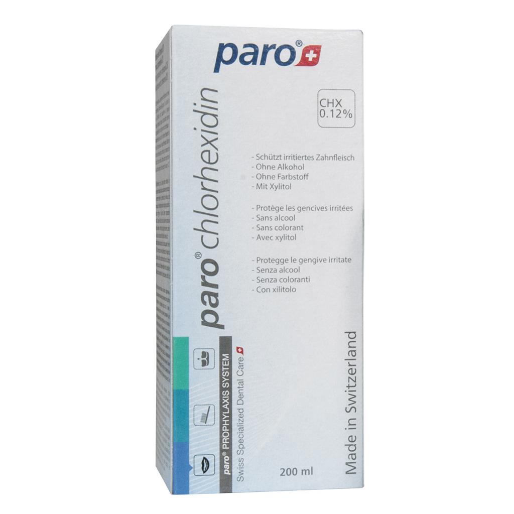 Ополаскиватель для полости рта Paro Swiss с хлоргексидином 0.12% 200 мл (7610458026946) изображение 2