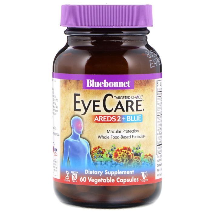 Витаминно-минеральный комплекс Bluebonnet Nutrition Комплекс для Глаз, EyeCare, Targeted Choice, 60 растительны (BLB2032)