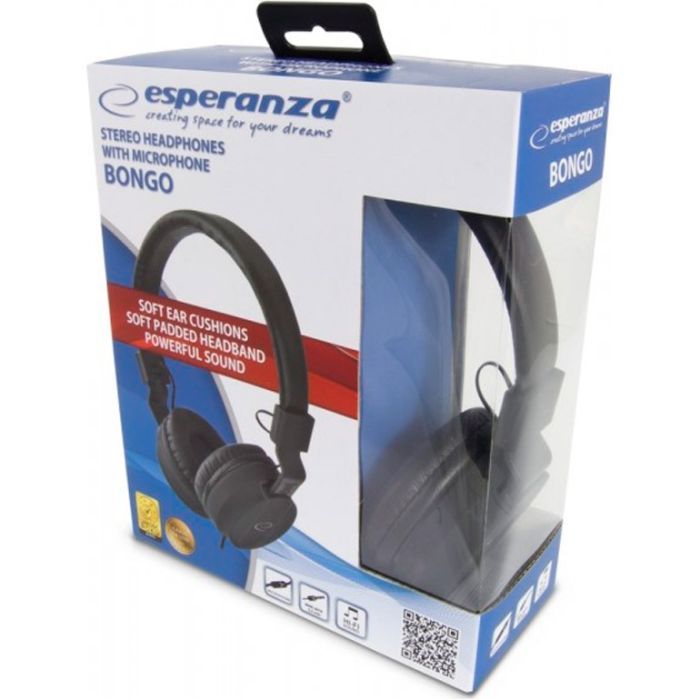 Наушники Esperanza Bongo Black (EH212K) изображение 4