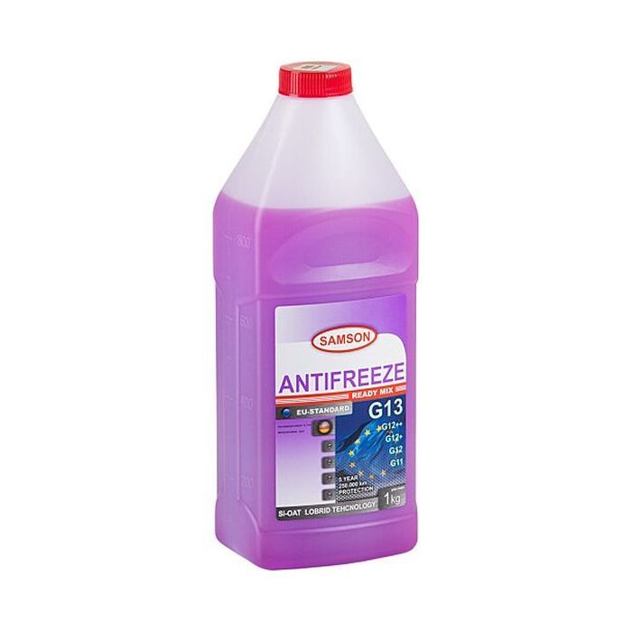 Антифриз SAMSON EU-Standard G13 (-40) 1кг. (Фиолетовый) LOBRID VAG origanal (803474) изображение 2
