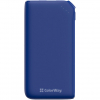 Батарея універсальна ColorWay 10 000 mAh Soft touch (USB QC3.0 + USB-C Power Delivery 18W) (CW-PB100LPE3BL-PD) зображення 2