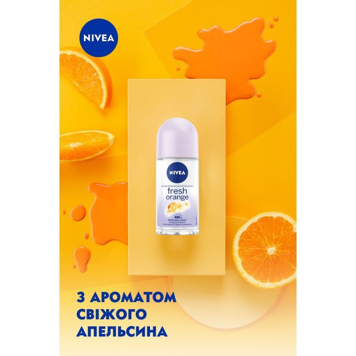 Антиперспирант Nivea Fresh Orange Свежий апельсин шариковый 50 мл (4005900965868/4006000008035) изображение 4