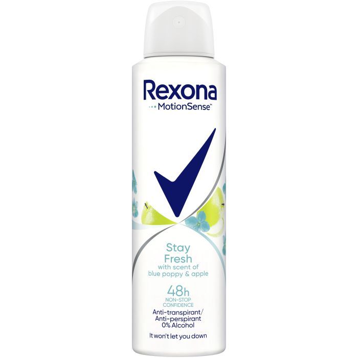 Антиперспирант Rexona Голубой мак и яблоко 150 мл (8717163680544/8720181564079)