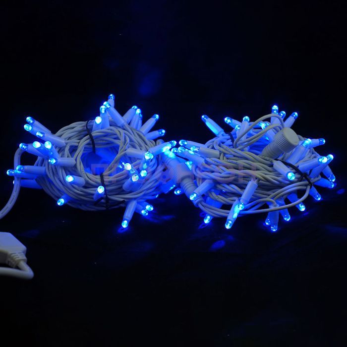 Гирлянда ColorWay IP65 10м 100Led голубой свет (CW-GO-100L10BL) изображение 4
