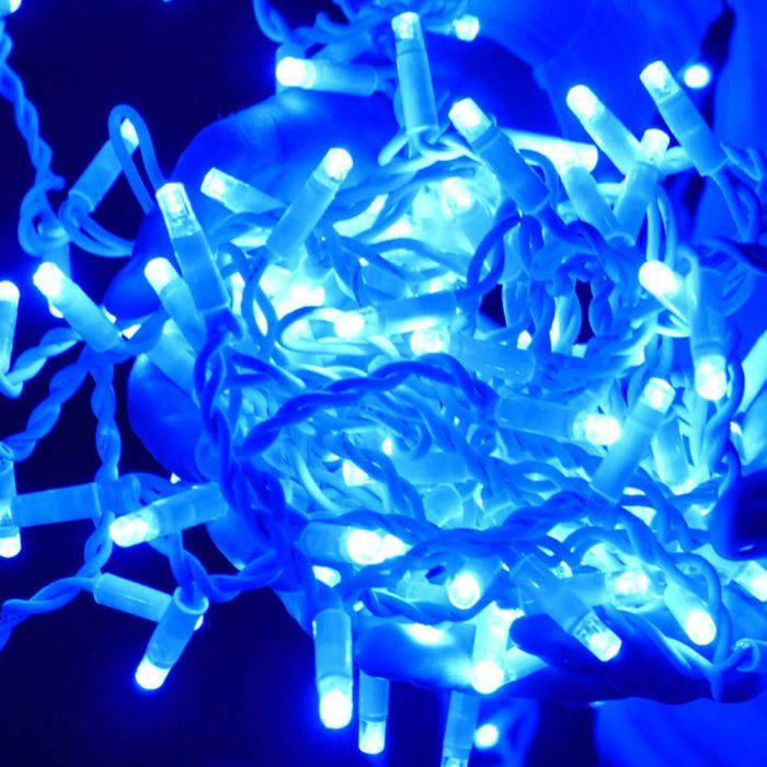 Гирлянда ColorWay IP65 10м 100Led голубой свет (CW-GO-100L10BL) изображение 8