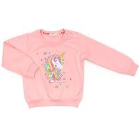 Кофта детская Breeze с единорогом (16782-98G-pink)