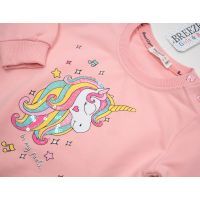 Кофта детская Breeze с единорогом (16782-98G-pink) изображение 3