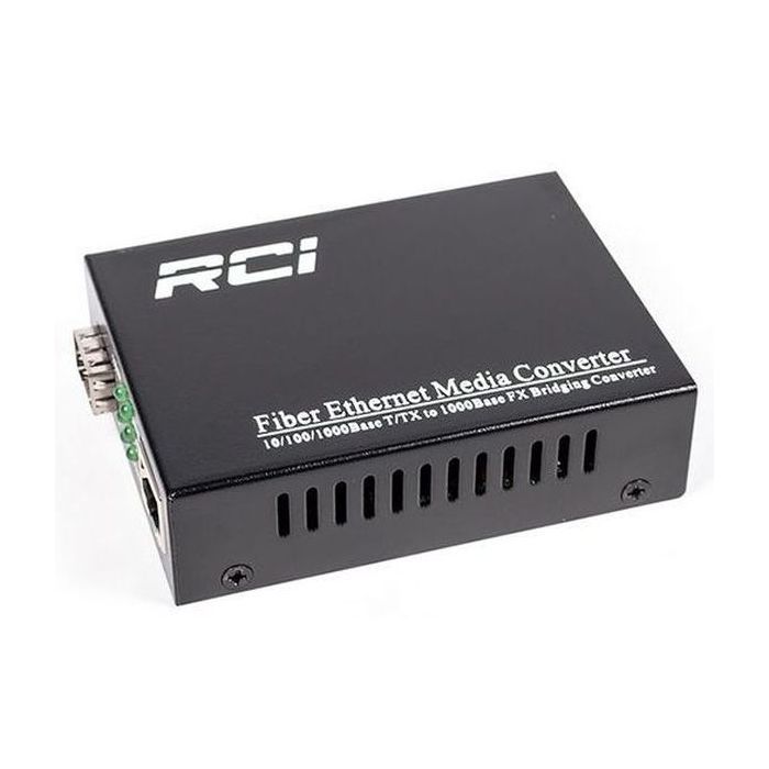 Медиаконвертер RCI 1G, SFP slot, RJ45, standart size metal case (RCI300S-G) изображение 4
