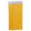 Олівець графітний H-Tone НВ, з гумкою, жовтий, уп. 12 шт (PENCIL-HT-JJ30105B) зображення 3