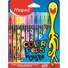 Фломастеры Maped Color Peps Monster 12 цветов (MP.845400)