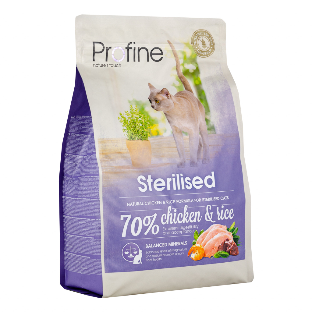 Сухой корм для кошек Profine Cat Sterilised с курицей и рисом 10 кг (8595602517688)