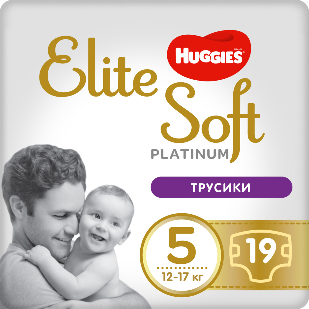 Підгузки Huggies Elite Soft Platinum Mega 5 (12-17 кг) 38 шт (5029053548838)