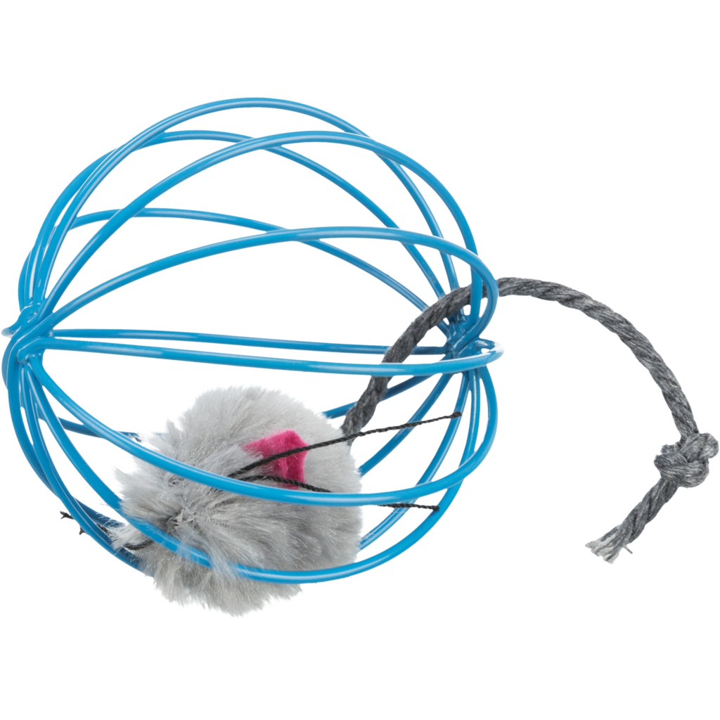 Игрушка для кошек Trixie Мяч с мышкой 6 см (4011905411514) изображение 2