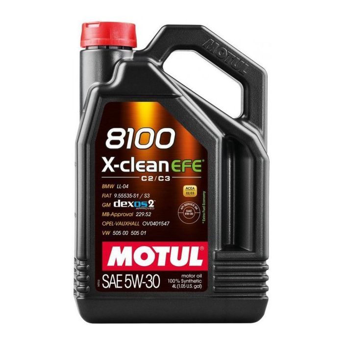 Моторное масло MOTUL 8100 X-CLEAN EFE 5W30 4 л (814007)