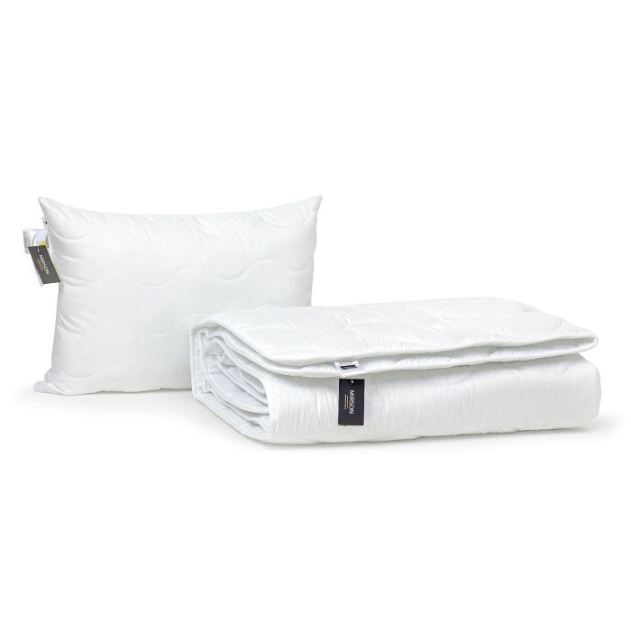 Ковдра MirSon Набір Бавовняний №1705 Eco Light White Ковдра 220х240 + поду (2200002656313) зображення 4