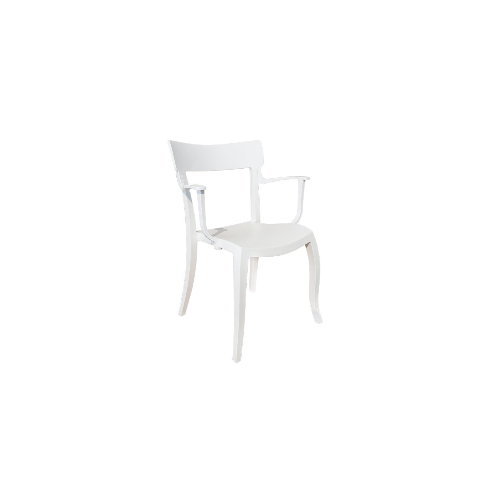 Кухонный стул PAPATYA ГЕРА-К (Hera-k) белое 01, верх цельно-белый 43 (2354)