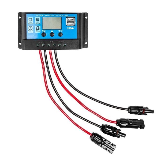 Контроллер заряда Neo Tools 10А, 12/24В(OPEN,AGM,GEL), 2xUSB (90-145)