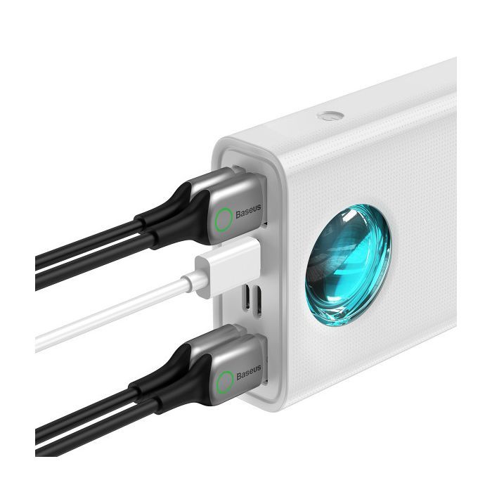 Батарея универсальная Baseus Amblight 30000mAh 65W, 6A, QC3.0, PD3.0, cable Type-C/100W (PPLG-A01) изображение 2