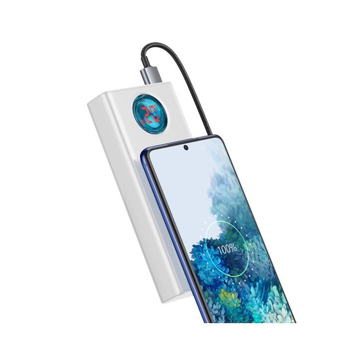 Батарея универсальная Baseus Amblight 30000mAh 65W, 6A, QC3.0, PD3.0, cable Type-C/100W (PPLG-A01) изображение 4
