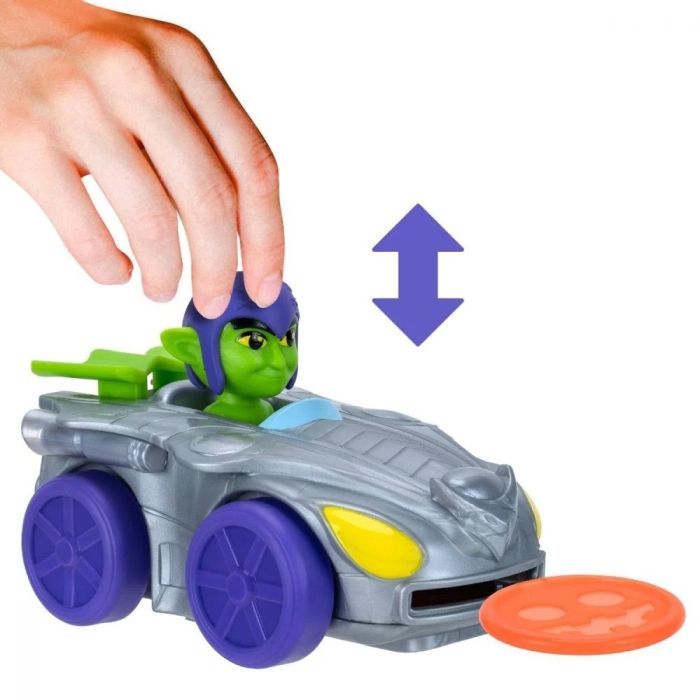 Машина Spidey Little Vehicle Disc Dashers Green Goblin W1 Гоблін (SNF0011) зображення 4