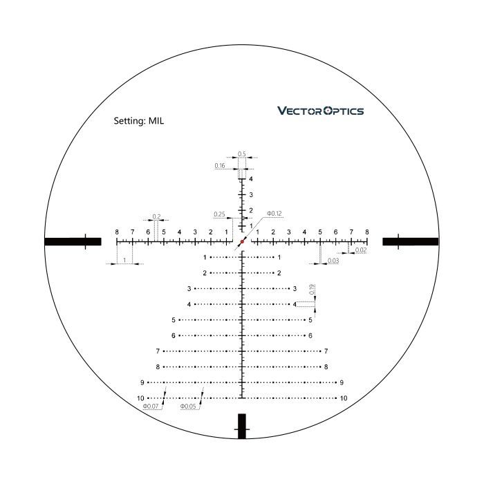 Оптический прицел Vector Optics Continental 5-30x56 (34mm) FFP Tactical (SCFF-30) изображение 9