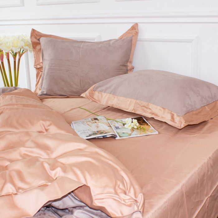 Постельное белье MirSon Satin Жаккард Golden wheat 143х210х2 (2200005395547) изображение 7