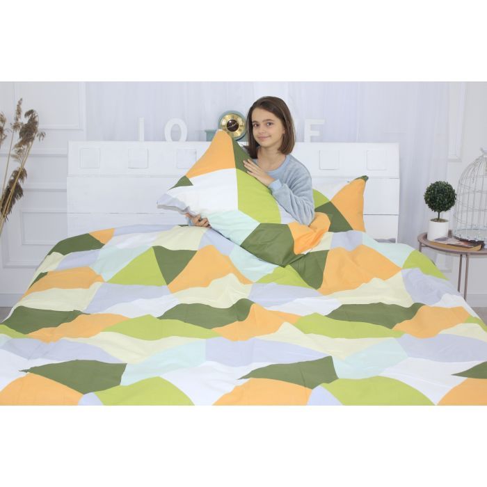 Постельное белье MirSon Бязь Ranforce Elite 17-0047 Corina 110x140 (2200004662992) изображение 3