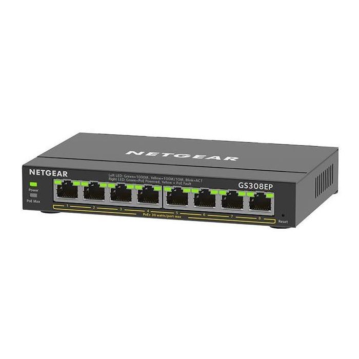 Коммутатор сетевой Netgear GS308EP-100PES изображение 2