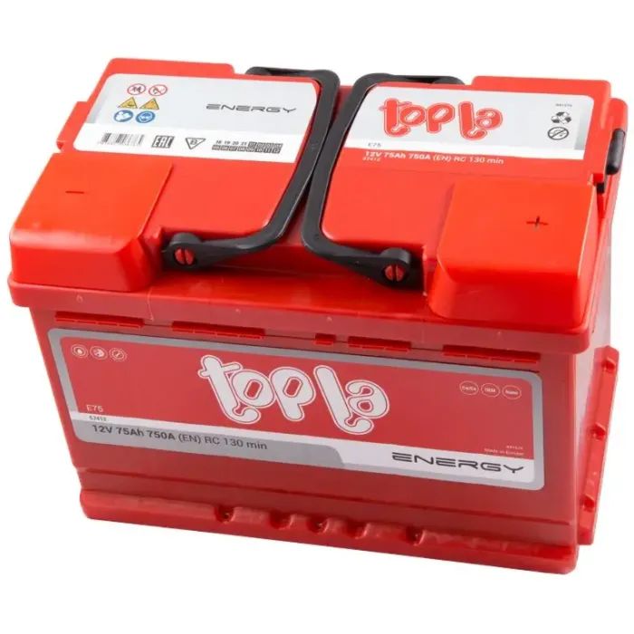 Аккумулятор автомобильный Topla 75 Ah/12V Energy Euro  750A (108 075) изображение 3