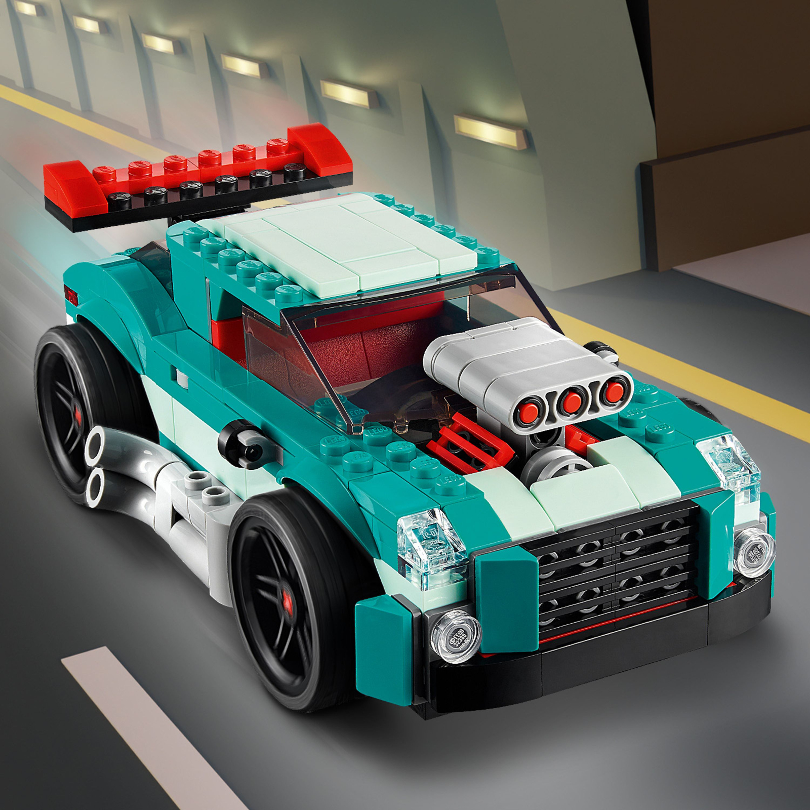 Конструктор LEGO Creator Вуличні перегони 258 деталей (31127) зображення 5