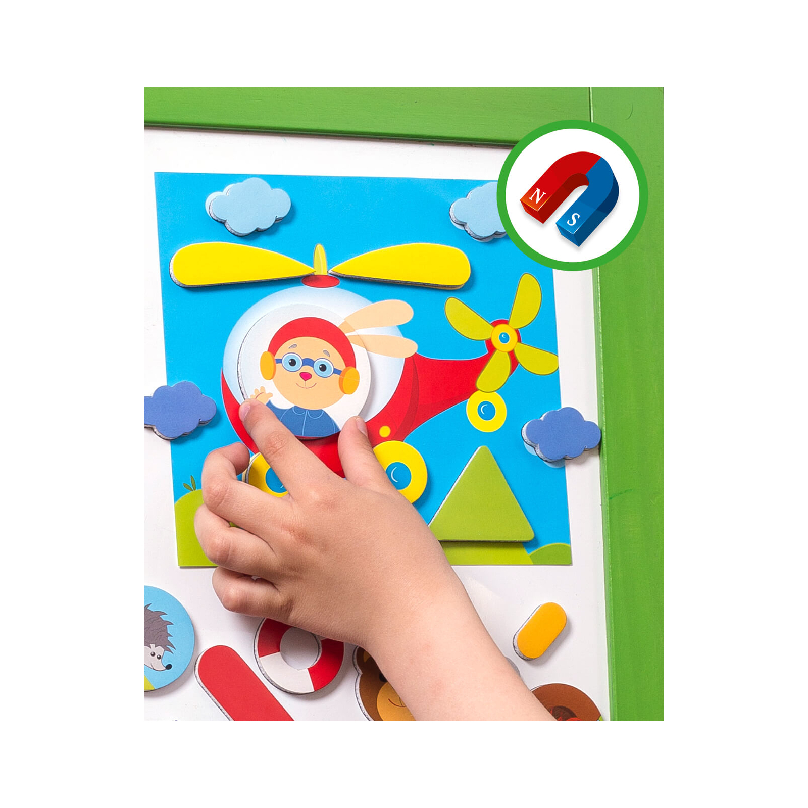 Развивающая игрушка Vladi Toys Игра Веселые картинки магнитная (укр) (VT5422-06) изображение 4
