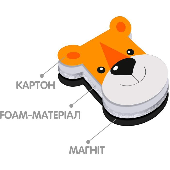 Развивающая игрушка Vladi Toys Игра Веселые картинки магнитная (укр) (VT5422-06) изображение 5