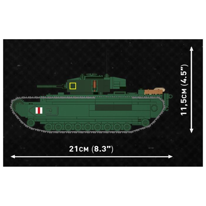 Конструктор Cobi Company of Heroes 3 Танк Mk III Черчилль, 654 деталей (COBI-3046) изображение 3