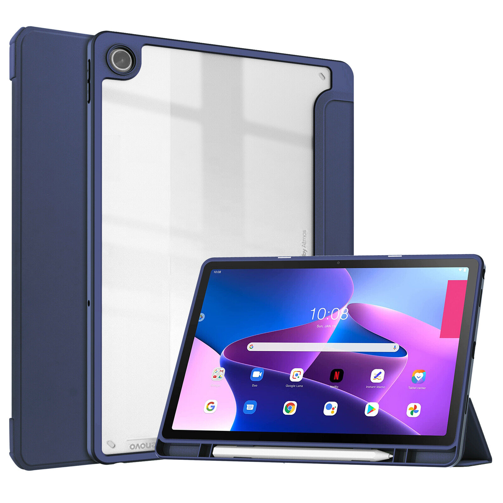 Чехол для планшета BeCover Soft Edge PM Lenovo Tab M10 Plus TB-125F (3rd Gen)/K10 Pro TB-226 10.61" Light Blue (708370) изображение 2