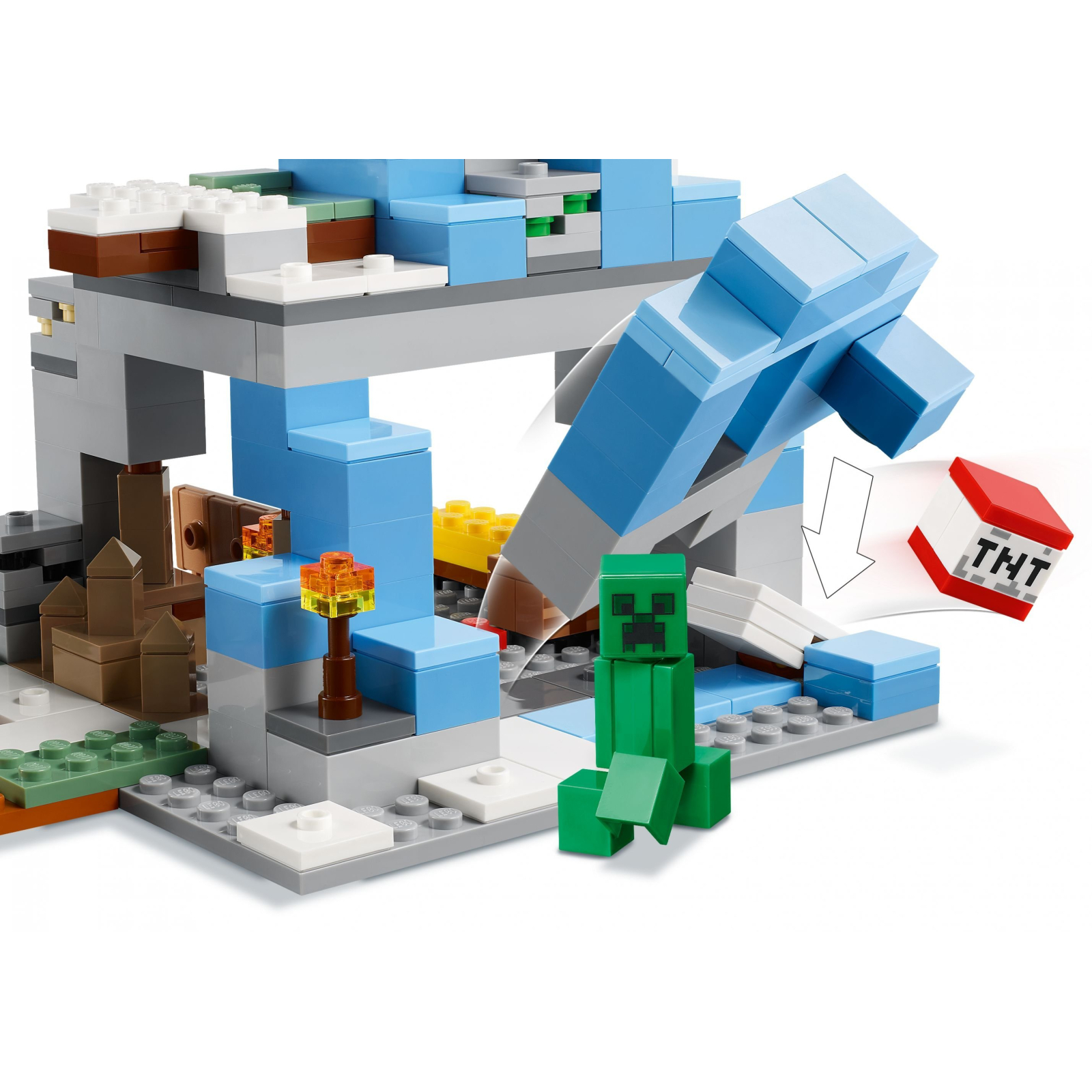 Конструктор LEGO Minecraft Замерзшие верхушки 304 детали (21243-) изображение 3