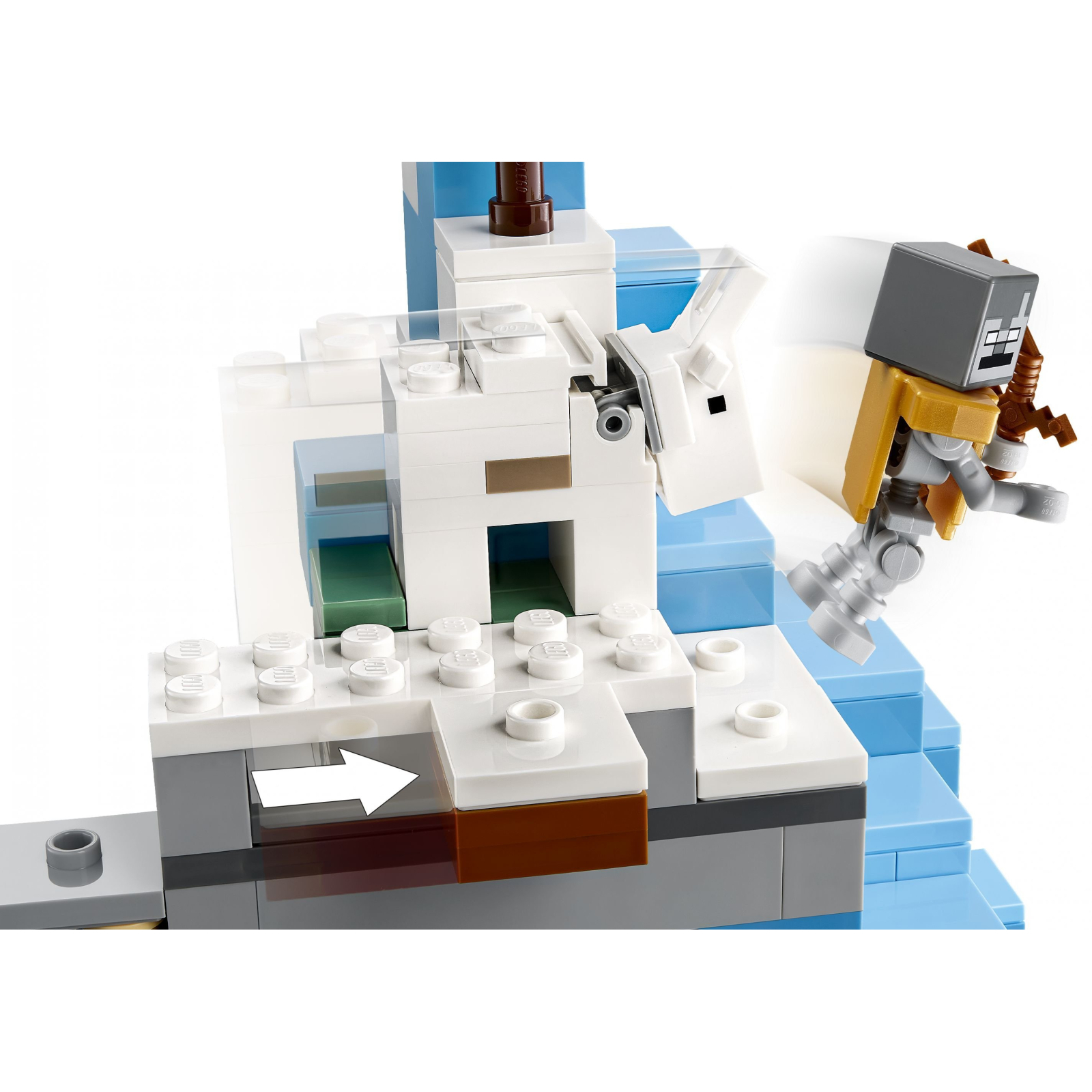 Конструктор LEGO Minecraft Замерзшие верхушки 304 детали (21243-) изображение 6