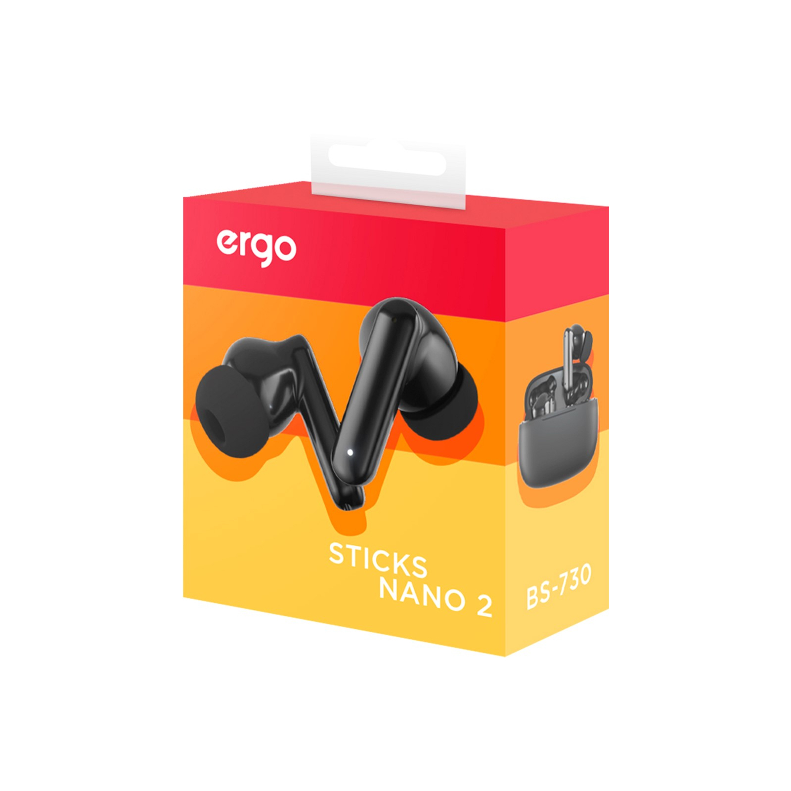 Навушники Ergo BS-730 Sticks Nano 2 Black (BS-730K) зображення 9
