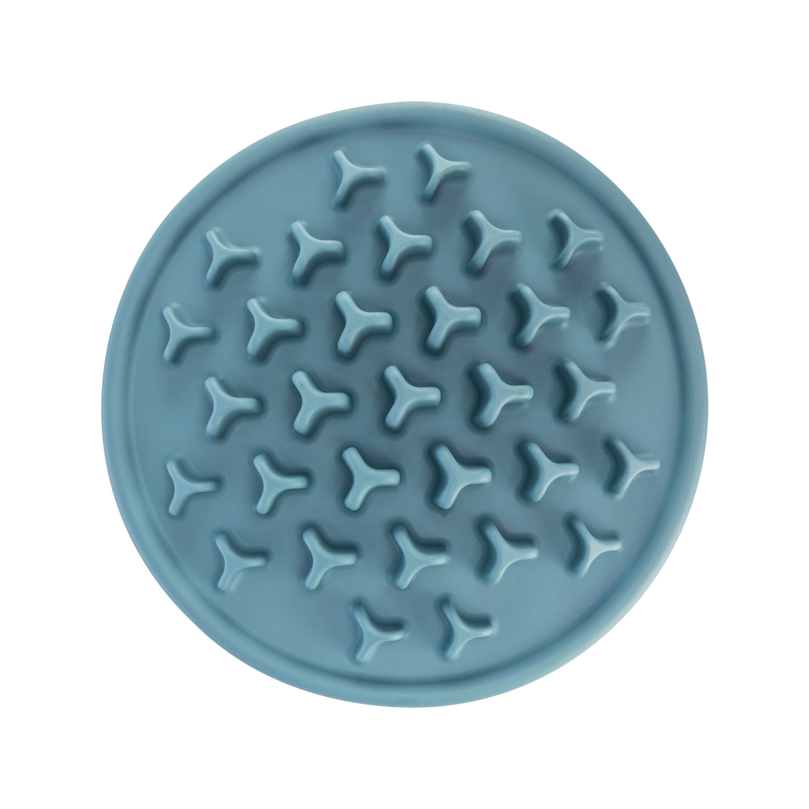 Посуд для котів Trixie Килимок Pillars Повільне годування d 35 см (блакитний) (4011905250380) зображення 6