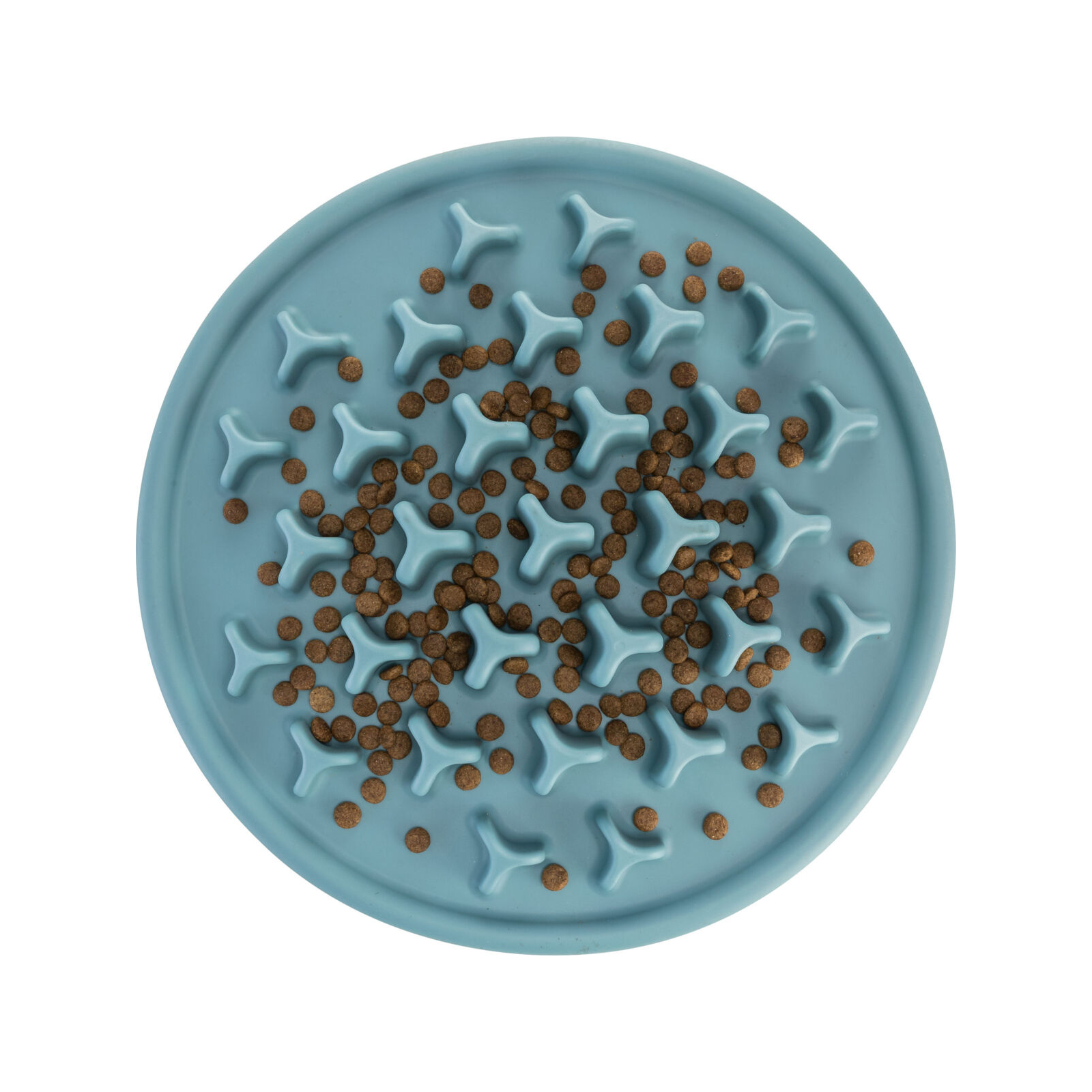 Посуд для котів Trixie Килимок Pillars Повільне годування d 35 см (блакитний) (4011905250380) зображення 7