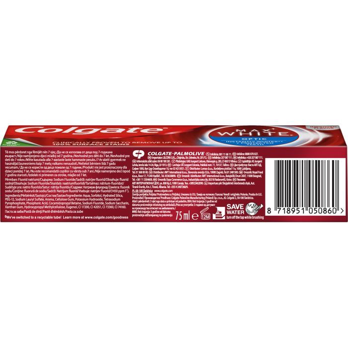 Зубная паста Colgate Max White One 75 мл (8718951050860) изображение 4